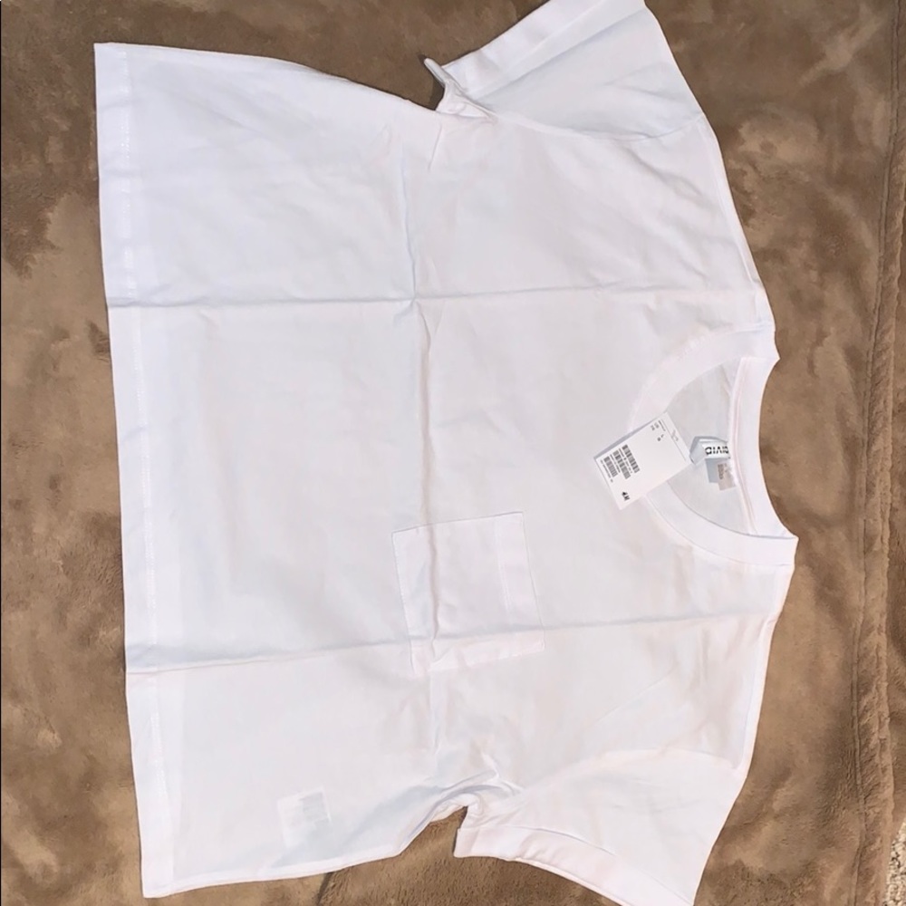 H&M White Crop Top
